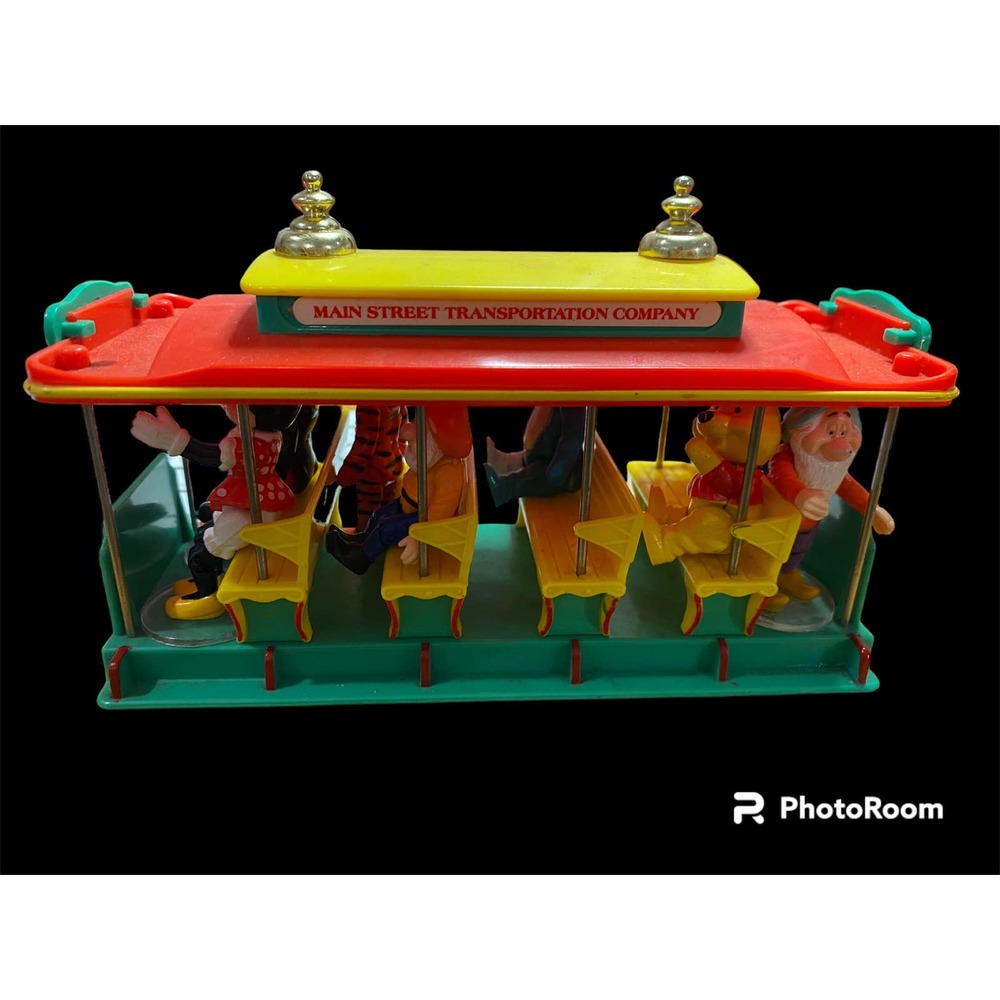Vintage Disney Main Street Transportation Company with 8 characters
